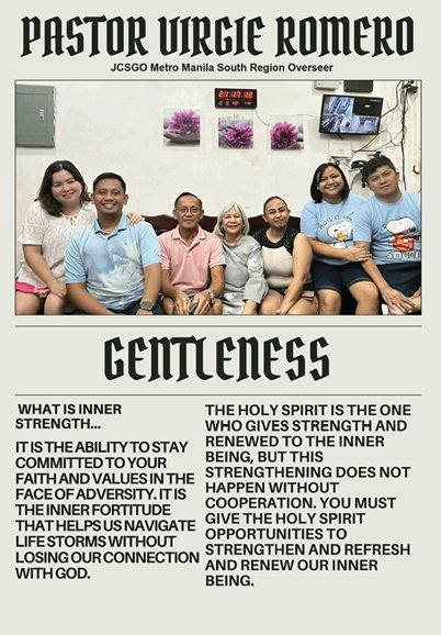 Gentleness — Pastor Virgie Romero